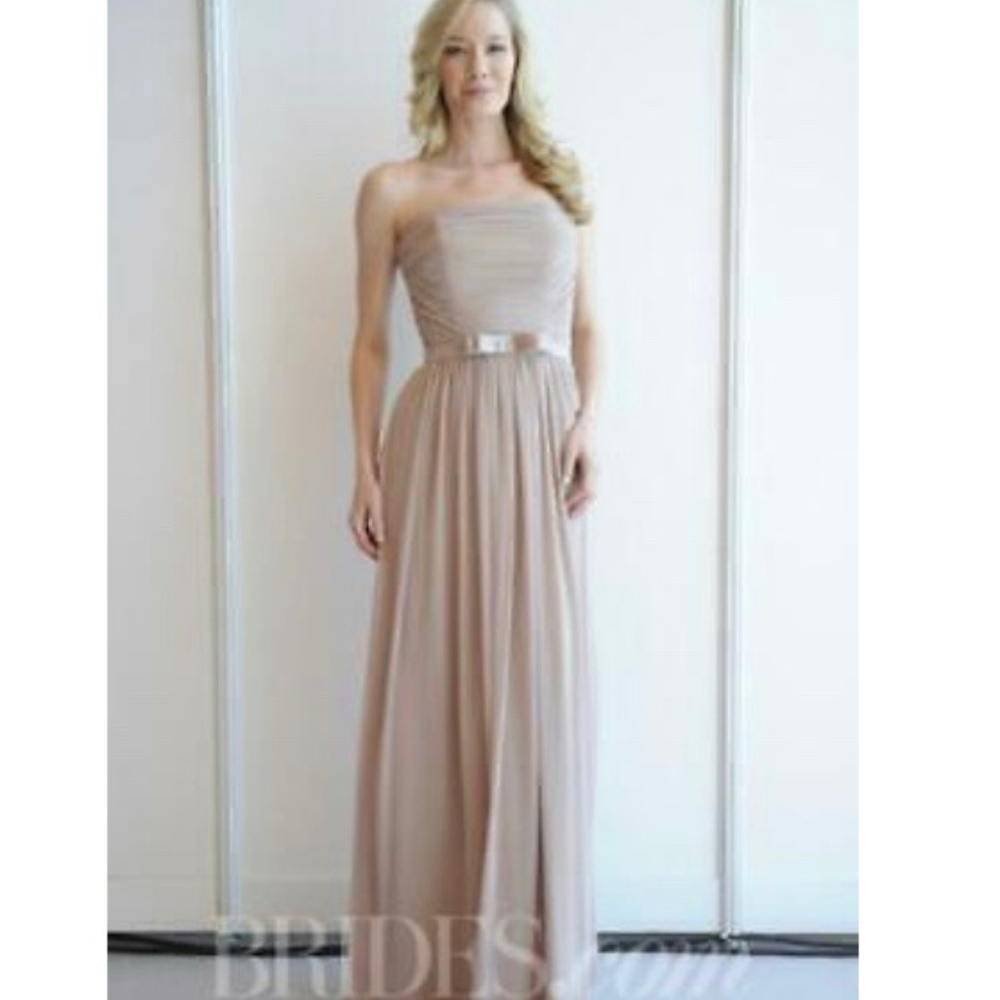 Dessy Nude Bridesmade Dress